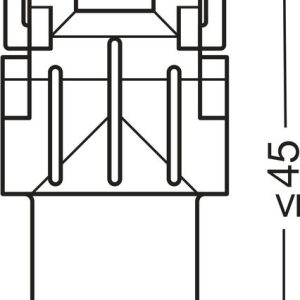 ams-OSRAM 7507DYP-2BL Lemputė, indikatorius