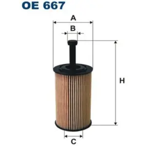 FILTRON Öljynsuodatin FILTRON OE 667