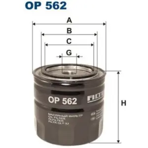Öljynsuodatin FILTRON OP 562