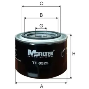 M-Filter Öljynsuodatin M-FILTER TF 6523