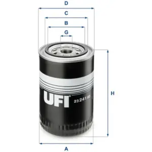 Öljynsuodatin UFI 23.241.00