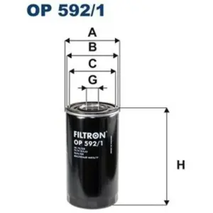 Öljynsuodatin FILTRON OP 592/1