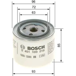 Öljynsuodatin BOSCH 0 451 103 219