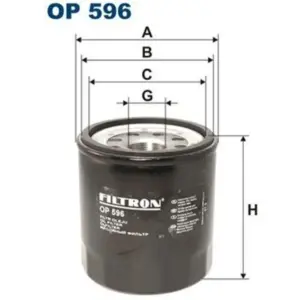 Öljynsuodatin FILTRON OP 596