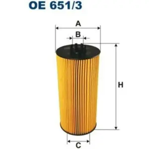 Öljynsuodatin FILTRON OE 651/3