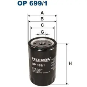 Öljynsuodatin FILTRON OP 699/1