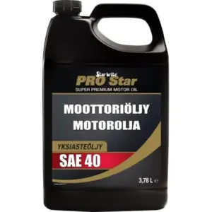 Star brite Moottoriöljy SAE40 diesel-ja bens.moottor. 3,78L