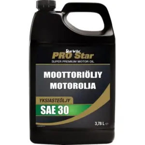 Star brite Moottoriöljy SAE30 diesel- ja bens.moottoreihin 3,78L