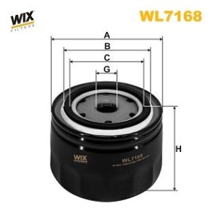 WIX FILTERS WL7168 Alyvos filtras
