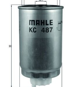 Kuro filtras MAHLE KC487