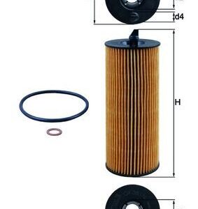 Alyvos filtras MAHLE OX361/4D