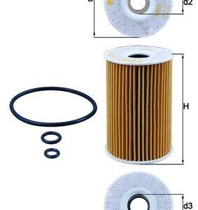 Alyvos filtras MAHLE OX388D
