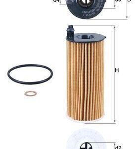 Alyvos filtras MAHLE OX813/2D