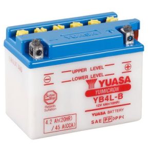 YUASA YB4L-B(CP) Starterio akumuliatorius