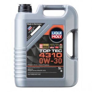 LIQUI MOLY Top Tec 4310 0W30 5L moottoriöljy LIQUI MOLY Top Tec 4310 0W30 5L